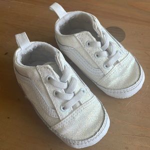 Infant Vans glitter shoes